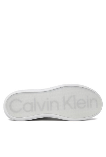 Calvin Klein Сникърси Low Top Lace Up Pet HM0HM01288 White/Petroleum 0K8 - Mera.bg