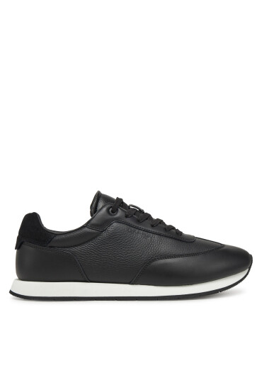 Calvin Klein Сникърси Low Top Lace Up Tmbl Lth HM0HM01804 Черен - Mera.bg