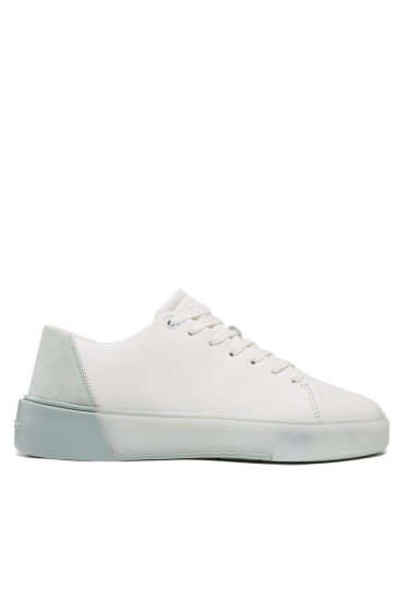 Calvin Klein Сникърси Low Top Lace Up Transp HM0HM00928 White/Salt Bay 0LC - Mera.bg