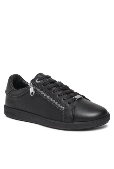 Calvin Klein Сникърси Low Top Lace Up W/Zip Mono HM0HM00876 Seasonal Mono Mix 0GK - Mera.bg