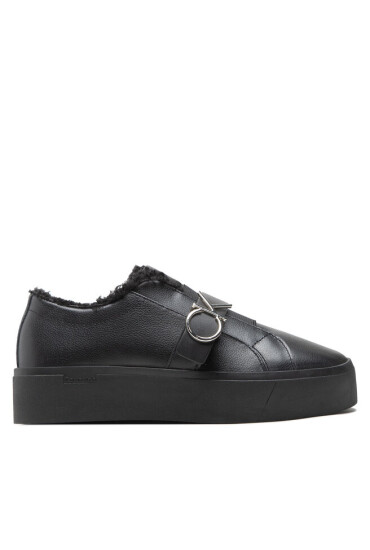 Calvin Klein Сникърси Platform Cupsole Slip On Ck Hw-L HW0HW01331 Ck Black BAX - Mera.bg