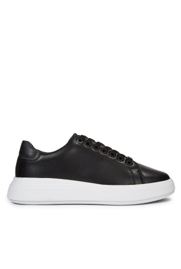 Calvin Klein Сникърси Raised Cupsole Lace Up HW0HW01668 Черен - Mera.bg