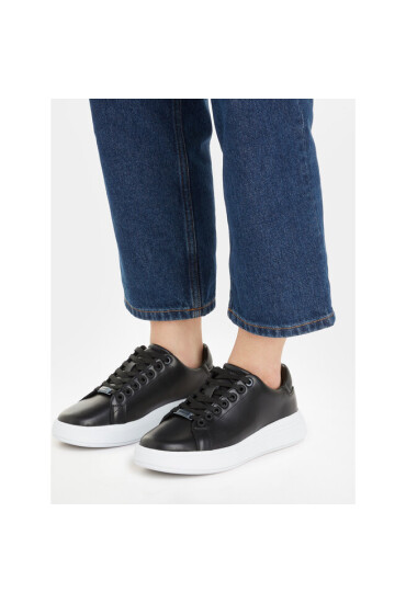 Calvin Klein Сникърси Raised Cupsole Lace Up HW0HW01668 Черен - Mera.bg