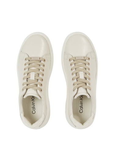 Calvin Klein Сникърси Raised Cupsole Lace Up HW0HW01668 Бежов - Mera.bg