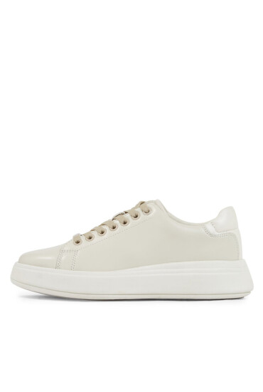 Calvin Klein Сникърси Raised Cupsole Lace Up HW0HW01668 Бежов - Mera.bg