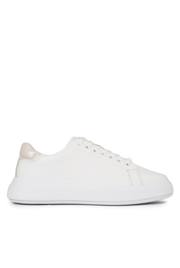 Calvin Klein Сникърси Raised Cupsole Lace Up HW0HW01668 Бял - Mera.bg