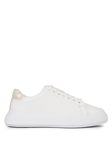 Calvin Klein Сникърси Raised Cupsole Lace Up HW0HW01668 Бял - Mera.bg