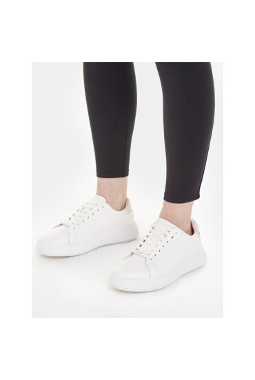 Calvin Klein Сникърси Raised Cupsole Lace Up HW0HW01668 Бял - Mera.bg