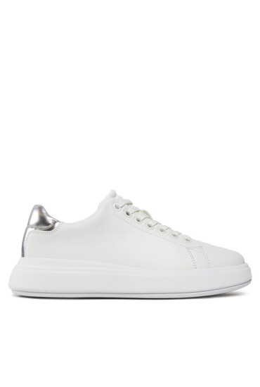 Calvin Klein Сникърси Raised Cupsole Lace Up Lth Bt HW0HW02005 Бял - Mera.bg