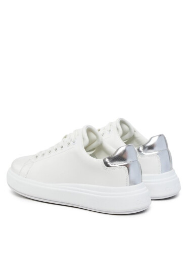 Calvin Klein Сникърси Raised Cupsole Lace Up Lth Bt HW0HW02005 Бял - Mera.bg