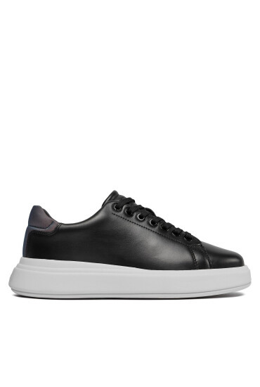 Calvin Klein Сникърси Raised Cupsole Lace Up Luminous HW0HW01997 Черен - Mera.bg