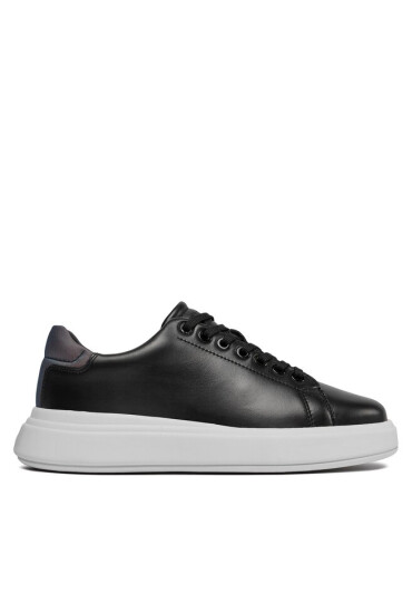 Calvin Klein Сникърси Raised Cupsole Lace Up Luminous HW0HW01997 Черен - Mera.bg
