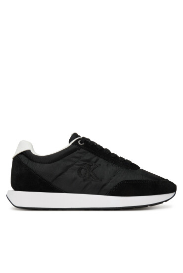 Calvin Klein Сникърси Retro Runner Lace Up Nylon Mg YW0YW01990 Черен - Mera.bg