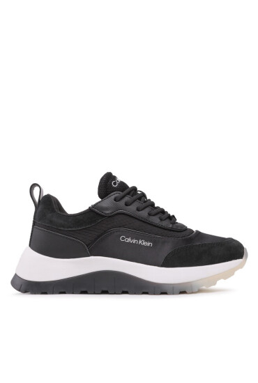 Calvin Klein Сникърси Runner Lace Up HW0HW01447 Ck Black BEH - Mera.bg