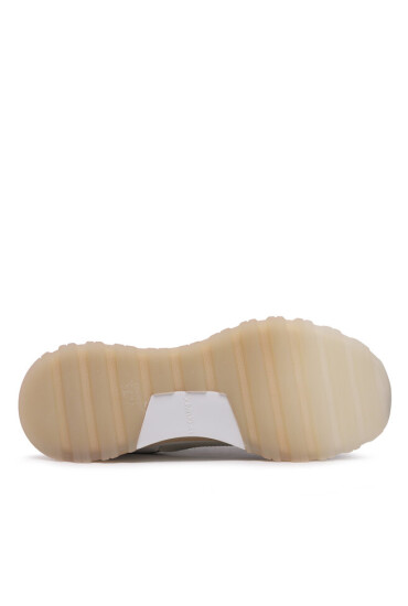 Calvin Klein Сникърси Runner Lace Up HW0HW01447 White/Dk Ecru 0LA - Mera.bg