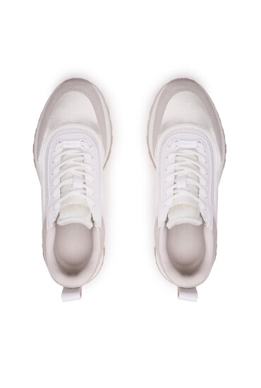 Calvin Klein Сникърси Runner Lace Up HW0HW01447 White/Dk Ecru 0LA - Mera.bg