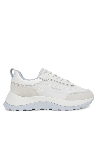 Calvin Klein Сникърси Runner Lace Up Mesh Mix HW0HW02487 Бял - Mera.bg