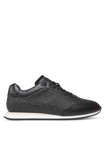 Calvin Klein Сникърси Runner Lace Up Mono Pu HW0HW02574 Черен - Mera.bg