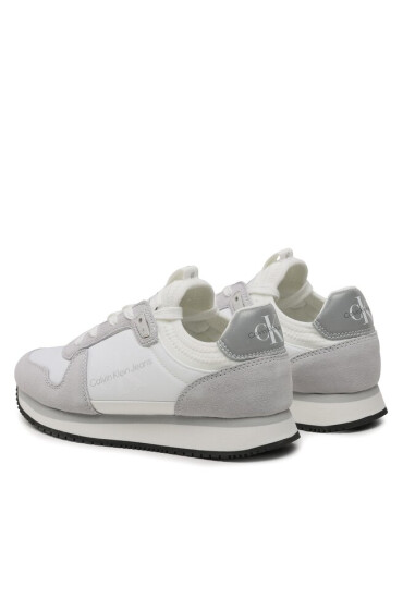 Calvin Klein Сникърси Runner Sock Laceup R YW0YW01238 Бял - Mera.bg