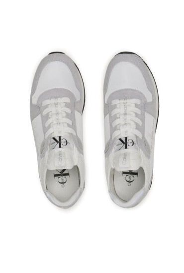 Calvin Klein Сникърси Runner Sock Laceup R YW0YW01238 Бял - Mera.bg