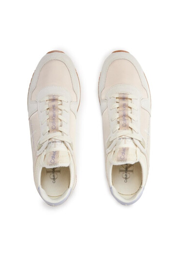 Calvin Klein Сникърси Runnr Sock Line Up YW0YW01238 Creamy White YBI - Mera.bg