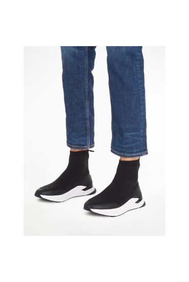 Calvin Klein Сникърси Sockboot Runner HM0HM01241 Черен - Mera.bg