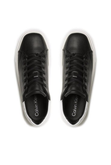 Calvin Klein Сникърси Squared Flatform Cupsole Lace Up HW0HW01775 Черен - Mera.bg