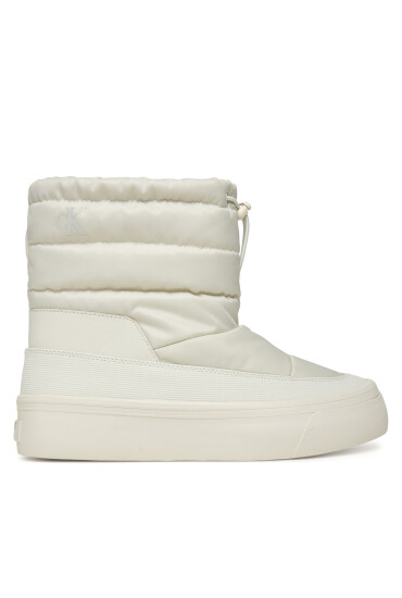 Calvin Klein Сникърси Vulc Flatf Snowboot Nylon Mix Mg YW0YW01977 Бял - Mera.bg