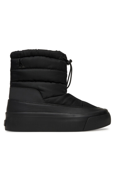 Calvin Klein Сникърси Vulc Flatf Snowboot Nylon Mix Mg YW0YW01977 Черен - Mera.bg