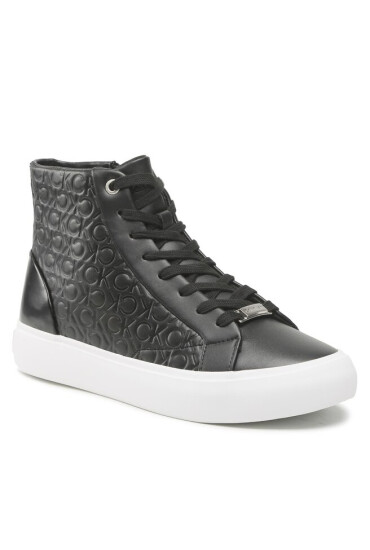 Calvin Klein Сникърси Vulc High Top Mono Mix HW0HW01374 Seasonal Black Mono 0GK - Mera.bg