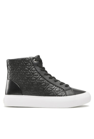Calvin Klein Сникърси Vulc High Top Mono Mix HW0HW01374 Seasonal Black Mono 0GK - Mera.bg