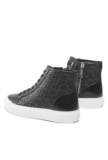 Calvin Klein Сникърси Vulc High Top Mono Mix HW0HW01374 Seasonal Black Mono 0GK - Mera.bg