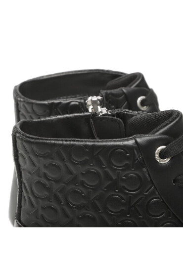 Calvin Klein Сникърси Vulc High Top Mono Mix HW0HW01374 Seasonal Black Mono 0GK - Mera.bg