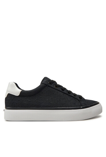 Calvin Klein Сникърси Vulc Lace Up Diam Fox Mono Jacq HW0HW01907 Черен - Mera.bg