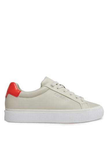Calvin Klein Сникърси Vulc Lace Up - Diamond Foxing HW0HW01865 Екрю - Mera.bg