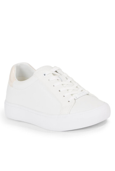 Calvin Klein Сникърси Vulc Lace Up HW0HW01681 White / Crystal Gray 0K7 - Mera.bg