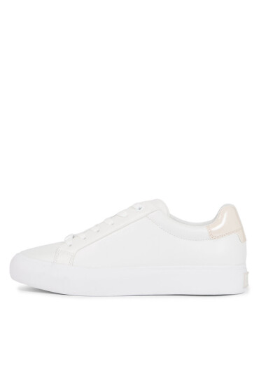 Calvin Klein Сникърси Vulc Lace Up HW0HW01681 White / Crystal Gray 0K7 - Mera.bg
