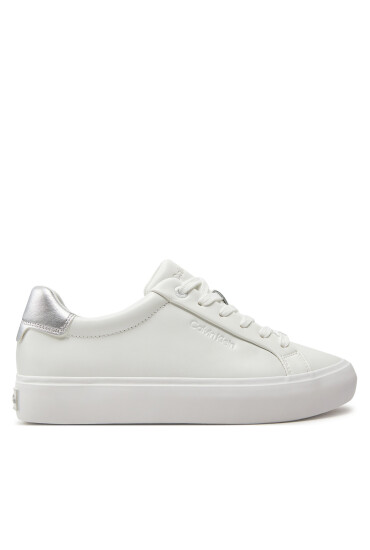 Calvin Klein Сникърси Vulcanized Lace Up Lth HW0HW02134 Бял - Mera.bg