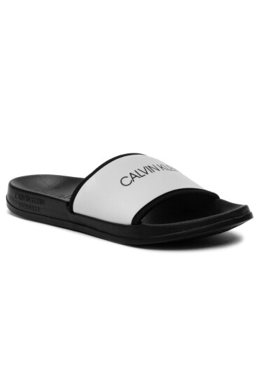 Calvin Klein Swimwear Чехли Slide KM0KM00377 100 - Mera.bg