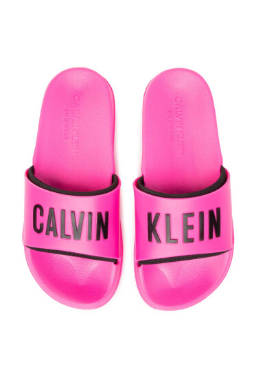 Calvin Klein Swimwear Чехли Slide KW0KW01033 Розов - Mera.bg