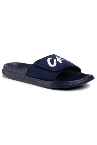 Calvin Klein Swimwear Чехли Velcro Slide KM0KM00499 CBK - Mera.bg