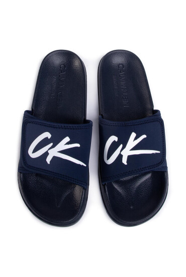 Calvin Klein Swimwear Чехли Velcro Slide KM0KM00499 CBK - Mera.bg