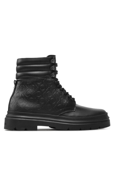 Calvin Klein Туристически oбувки Combat Boot Mono HM0HM00841 Black Seasonal Mono 0GK - Mera.bg