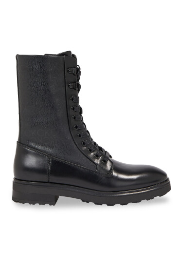 Calvin Klein Туристически oбувки Cleat Combat Boot - Epi Mono Mix HW0HW01713 Черен - Mera.bg