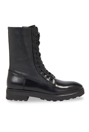 Calvin Klein Туристически oбувки Cleat Combat Boot - Epi Mono Mix HW0HW01713 Черен - Mera.bg
