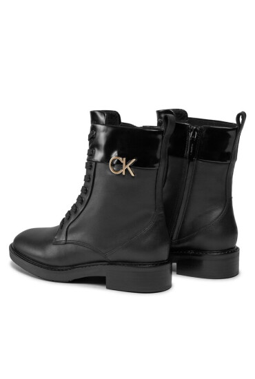 Calvin Klein Туристически oбувки Rubber Sole Combat Boot W/Hw HW0HW01717 Черен - Mera.bg