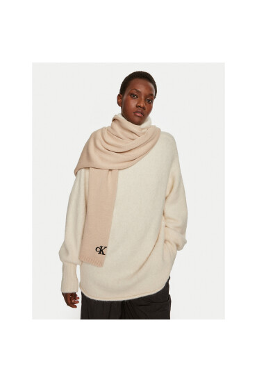 Calvin Klein Зимен шал Seasonal K60K612662 Розов - Mera.bg