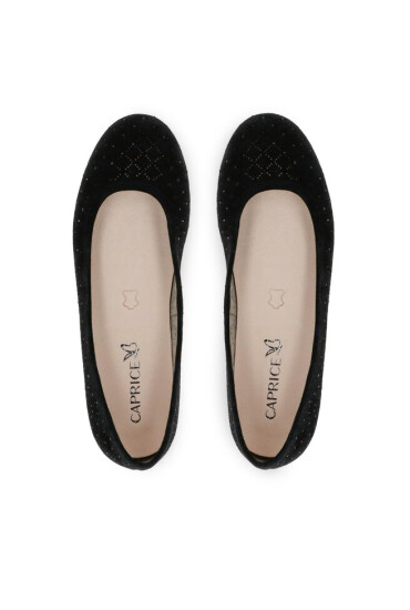 Caprice Балеринки 9-22502-20 Black Suede 4 - Mera.bg