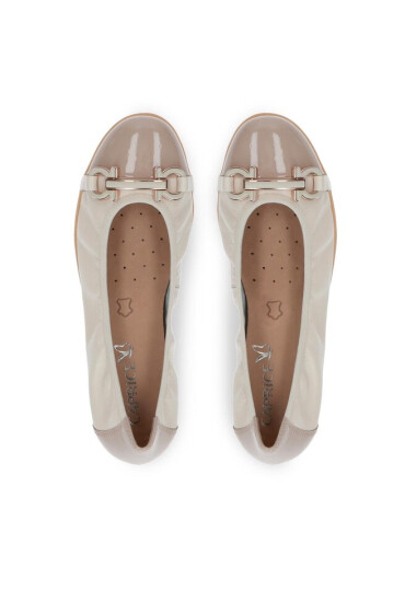 Caprice Балеринки 9-22172-20 Cream Nap.Comb 451 - Mera.bg