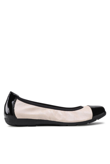 Caprice Балеринки 9-22152-28 Creme/Black 441 - Mera.bg